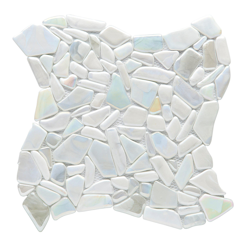 Swan Pebble Hot Glass Mosaic